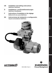 Emerson SafeVision Instructions D'installation Et De Réglage