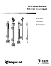 Magnetrol Orion MLI Manuel D'installation Et D'utilisation