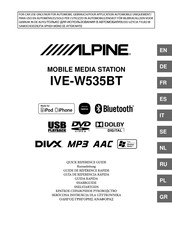 Alpine IVE-W535BT Guide De Référence Rapide
