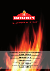 Bronpi HYDROBRONPI-E 70 Instructions D'installation, D'utilisation Et D'entretien