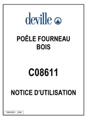 deville C08611 Notice D'utilisation