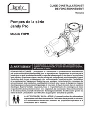 Jandy Pro Series FHPM 1,0 HP-2 Guide D'installation
