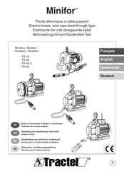 Tractel Minifor TR 50 Notice D'instruction