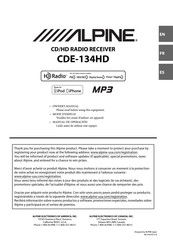 Alpine CDE-134HD Mode D'emploi