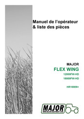 Major FLEX WING 18000FW-HD Manuel De L'opérateur