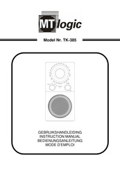 MT Logic TK-385 Mode D'emploi