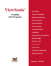 ViewSonic Pro8200 Guide De L'utilisateur
