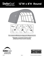 ShelterLogic ShelterCoat Round Mode D'emploi