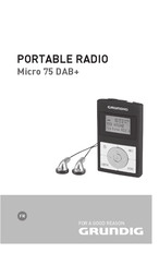 Grundig Micro 75 DAB+ Mode D'emploi