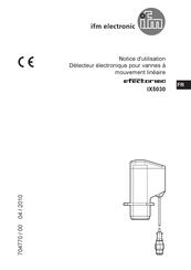 IFM Electronic efector 180 IX5030 Notice D'utilisation