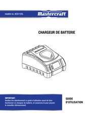 MasterCraft ACG112CL Guide D'utilisation