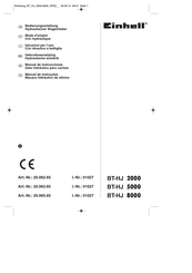EINHELL BT-HJ 2000 Mode D'emploi