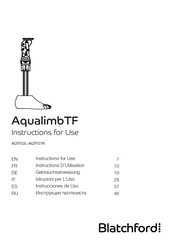 Blatchford AqualimbTF Instructions D'utilisation