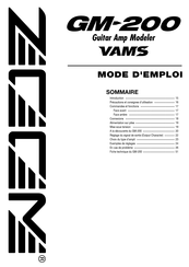 Zoom GM-200 Mode D'emploi