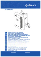 deante BXY M44M Manuel D'installation