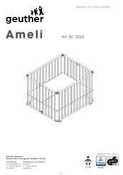 Geuther Ameli 2260 Notice De Montage