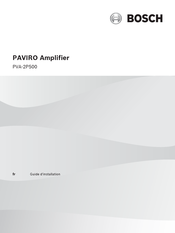 Bosch PAVIRO PVA-2P500 Guide D'installation