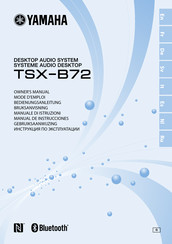 Yamaha TSX-B72 Mode D'emploi