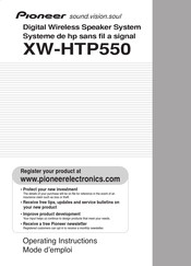 Pioneer XW-HTP550 Mode D'emploi