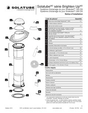 Solatube Brighten Up MD 160 DS Notice D'installation