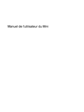 HP MINI Manuel De L'utilisateur