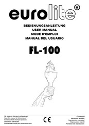 EuroLite FL-100 Mode D'emploi