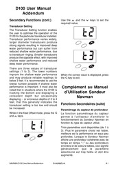 Navman D100 Mode D'emploi