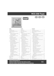 TUYA MCS350 Instructions D'installation Et D'utilisation