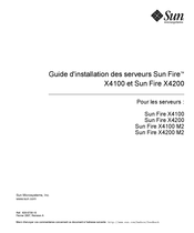 Sun Fire X4200 Guide D'installation