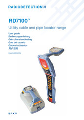 SPX Radiodetection RD7100 Guide D'utilisation