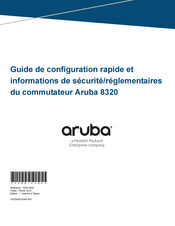 HP Aruba 8320 Guide De Configuration Rapide