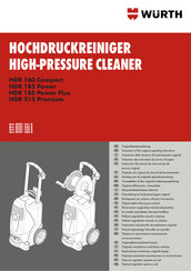 Würth HDR 185 Power Traduction Des Instructions De Service D'origine