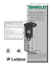 Lochinvar Shield SNR151-100 Manuel D'installation Et D'entretien