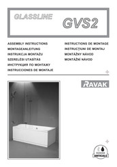 RAVAK GLASSLINE GVS2 Instructions De Montage