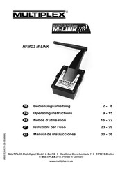 Multiplex HFMG3 M-LINK Notice D'utilisation