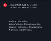 Leica GEOVID 15x56 R Notice D'utilisation