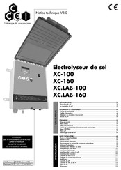 ccei XC.LAB-100 Notice Technique