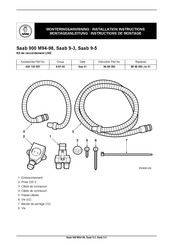 Saab 400 130 597 Instructions De Montage