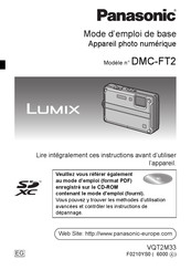 Panasonic Lumix DMC-FT2 Mode D'emploi De Base
