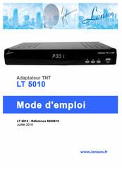 Lenson 8005010 Mode D'emploi