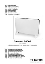 EUROM Convect 2000E Manuel D'utilisation