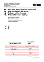 Riello 495 T1 Manuel D'entretien