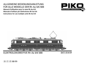 PIKO Rh Ae 6/6 SBB Manuel D'utilisation