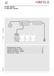 Häfele FT 200 Instructions D'utilisation