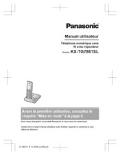 Panasonic KX-TG7861SL Manuel Utilisateur