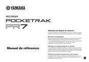 Yamaha POCKETRAK PR7 Manuel De Référence