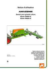 Amazone Citan 12001-C Notice D'utilisation