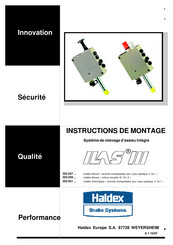 Haldex 352 049 Série Instructions De Montage