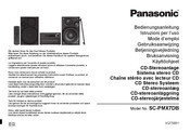 Panasonic SC-PMX7DB Mode D'emploi