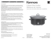 Kenmore KKSC5QB Guide D'utilisation Et D'entretien